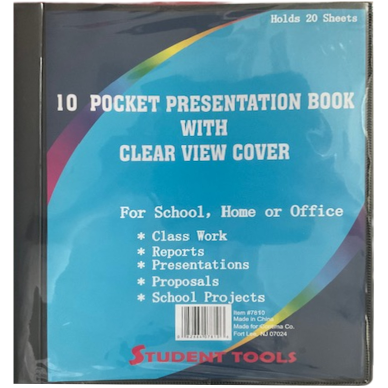 10 Pocket Presentation Book