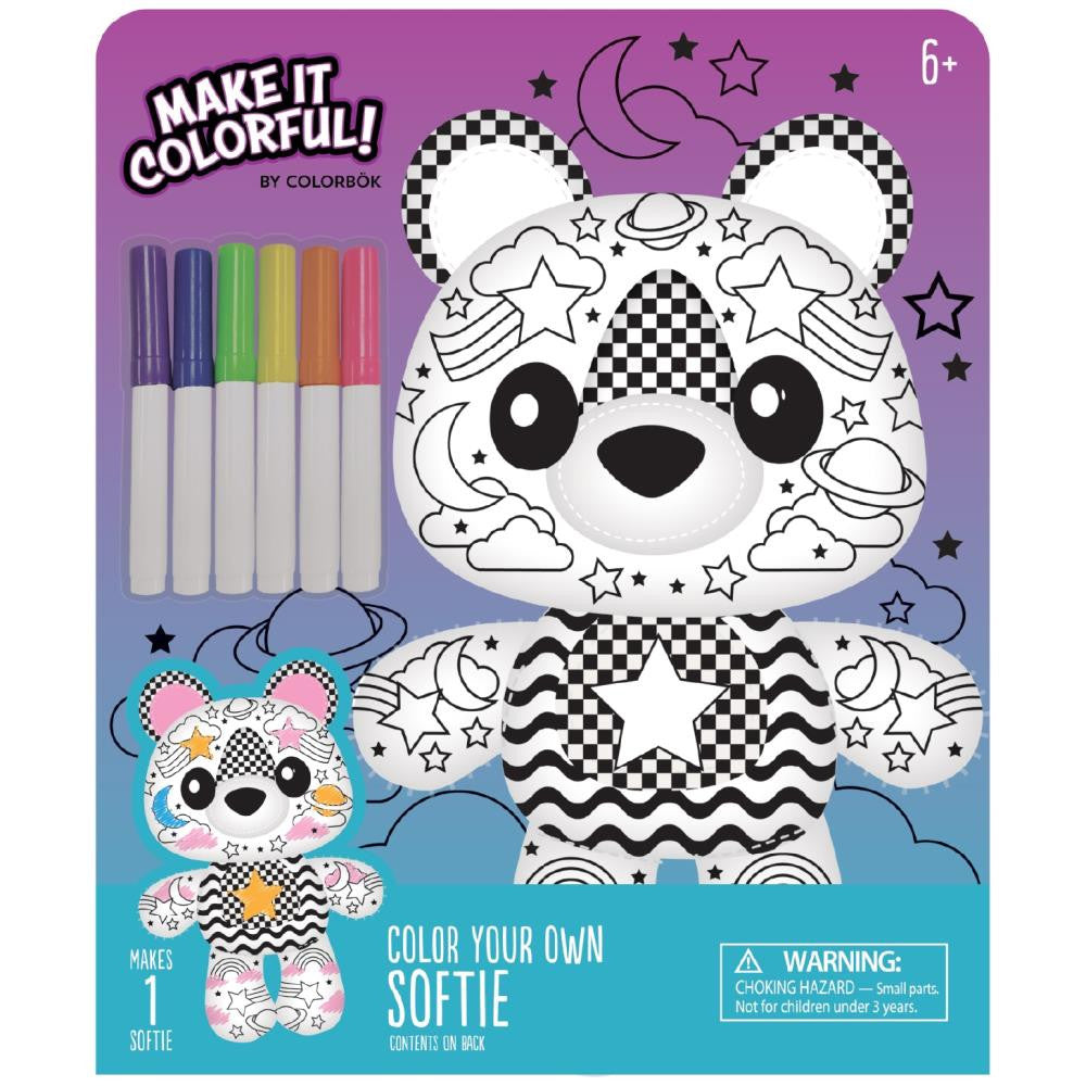 Color Your Own Plush Softie Bear