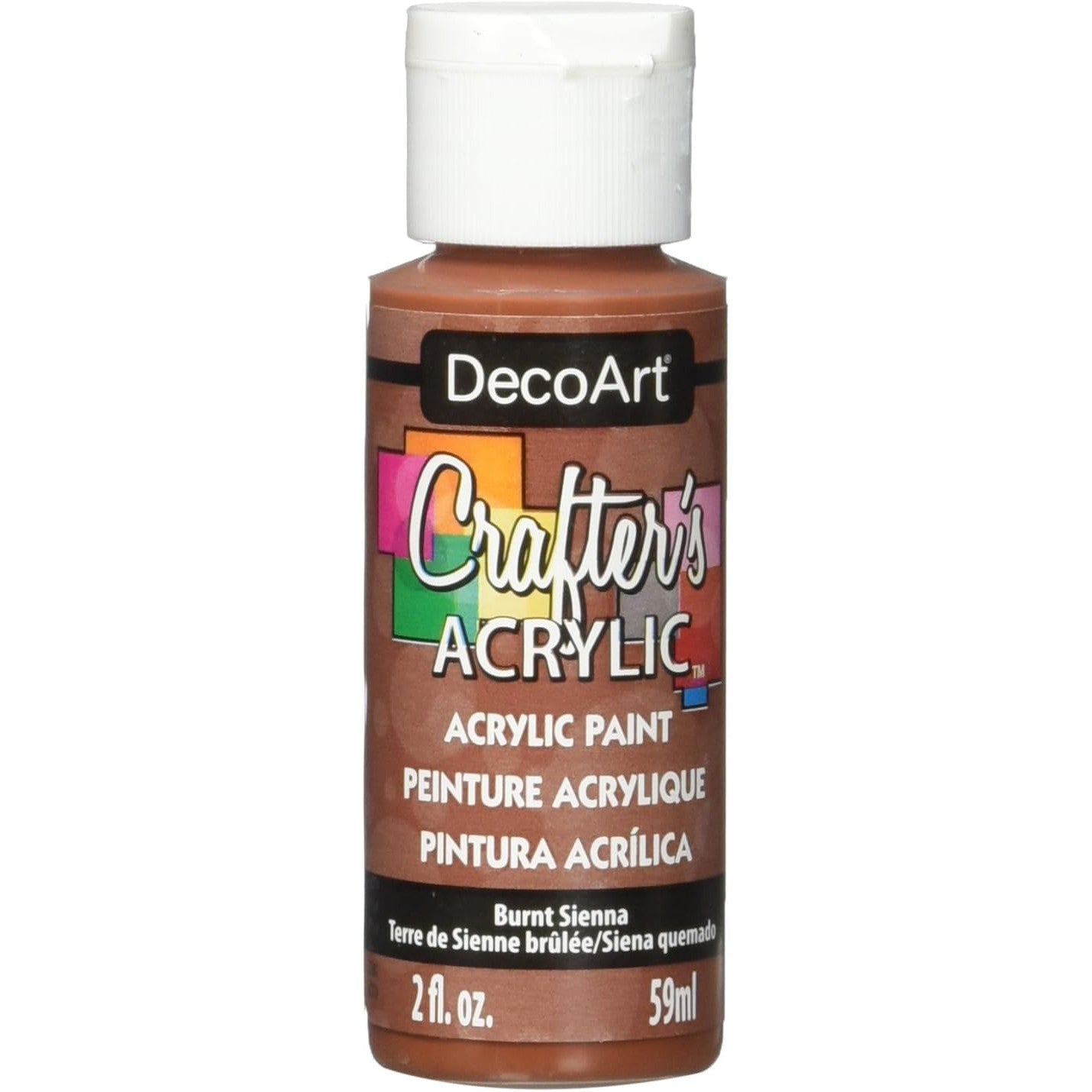 DecoArt Crafter's Acrylic All-Purpose Paint 2oz - Burnt Sienna