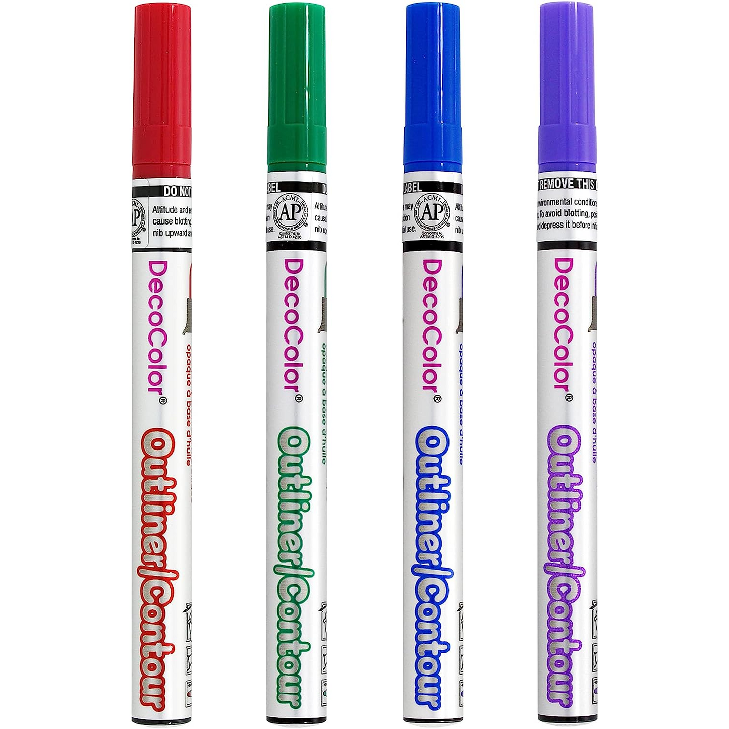 DecoColor Outliner Paint Marker Set 4/Pkg