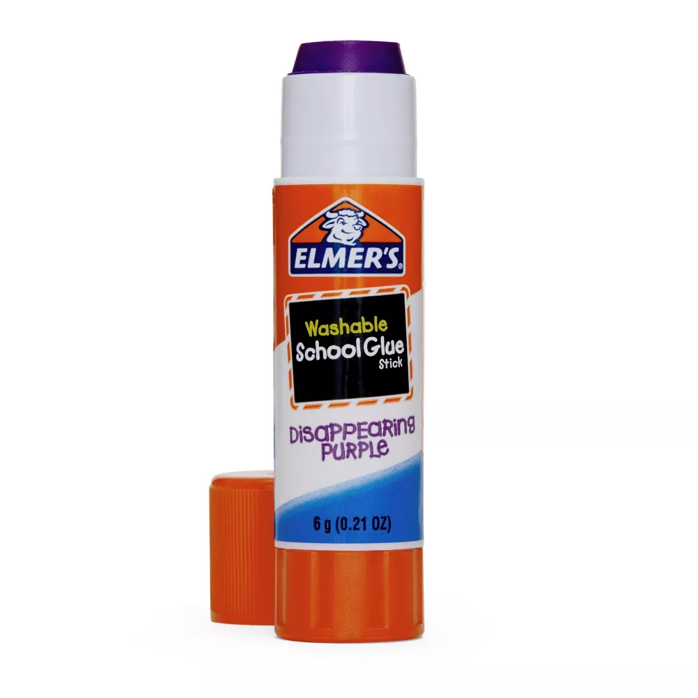 Elmer's Washable School Glue Sticks - Disappearing Purple 2 Pk