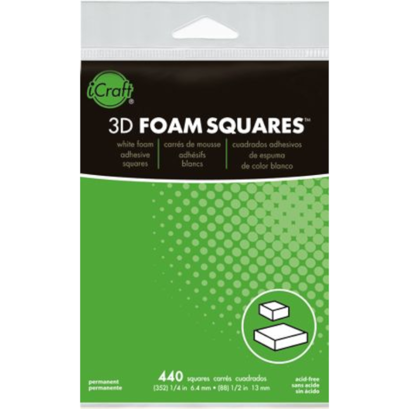 3D Foam Adhesive Squares Combo Pack
