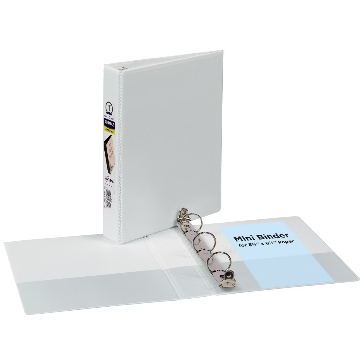 Mini Durable View Binder, 1", 5 1/2" x 8 1/2"