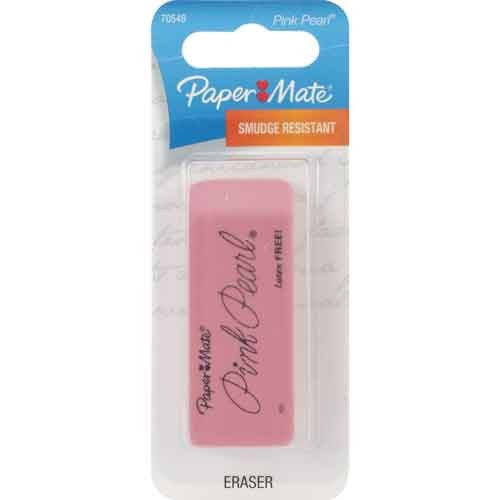 Paper Mate Pink Pearl Erasers, Large