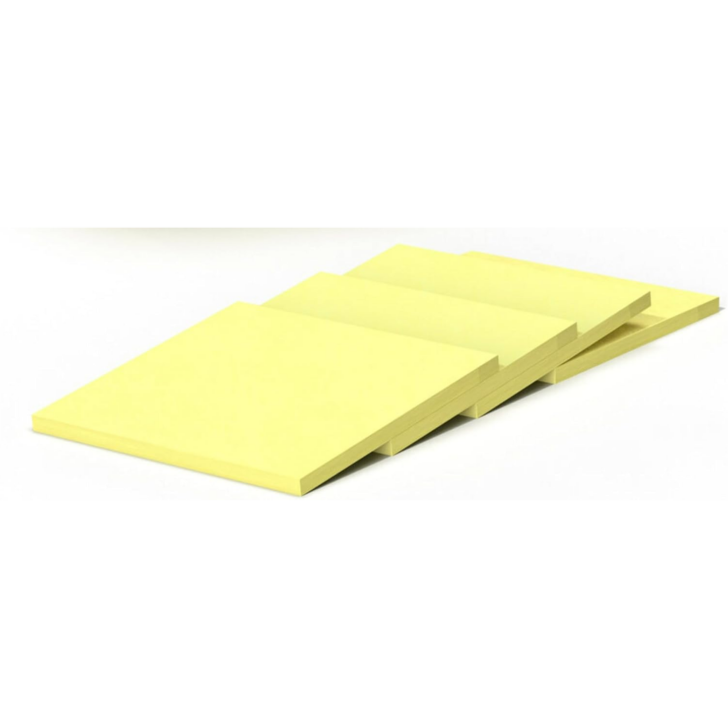 Post It Notes, 3" x 3", Yellow, 50 Per Pad, 4 Count