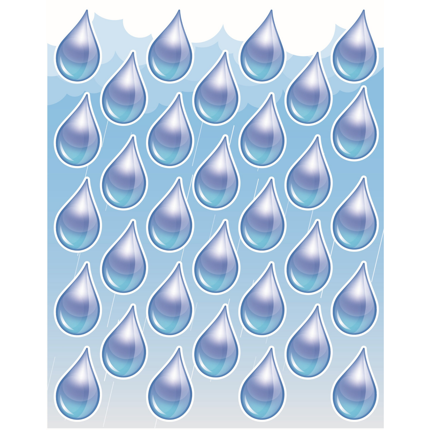 Raindrop Stickers
