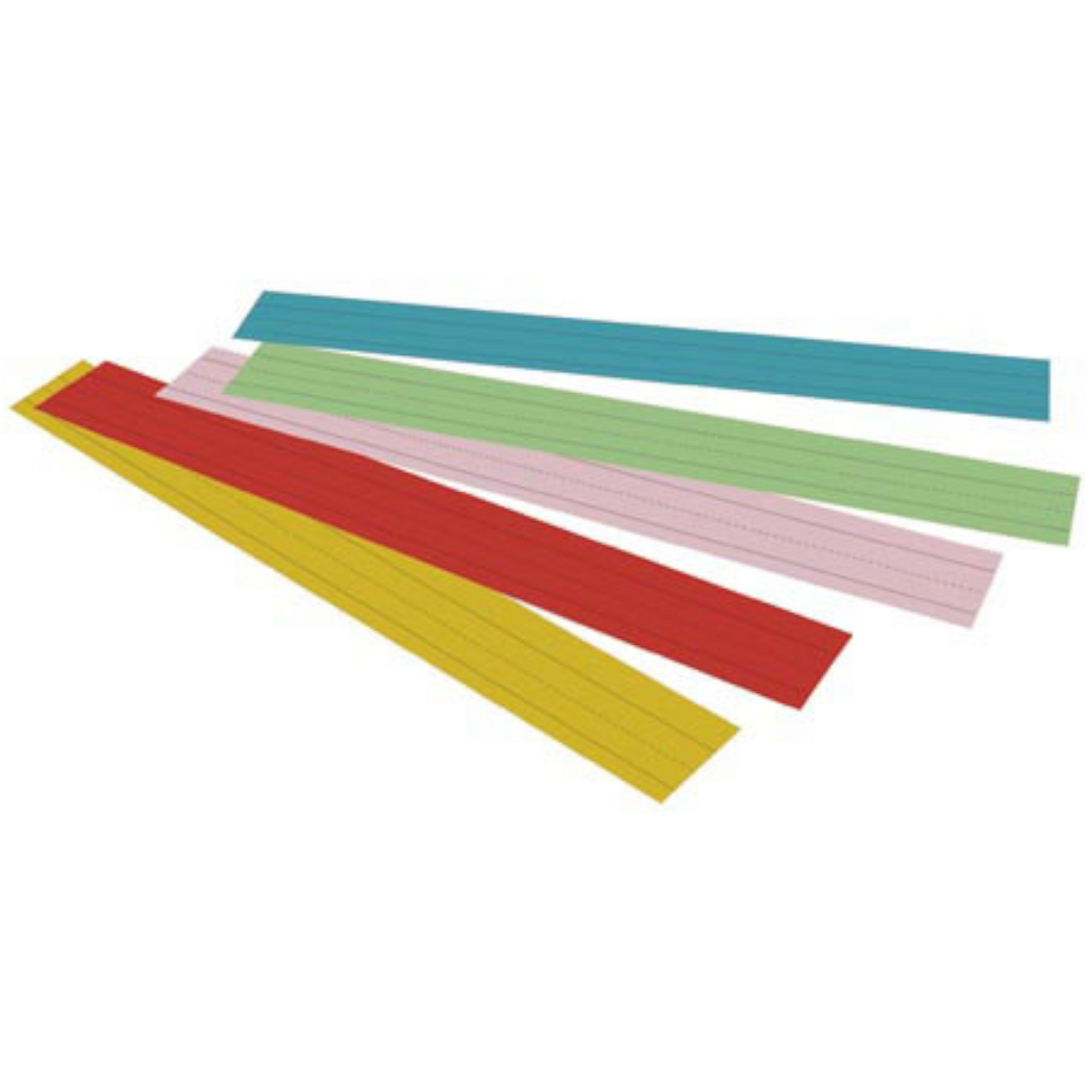 Sentence Strips, Assorted Colors, 3" x 24", 100 Pack