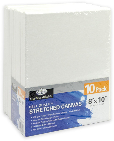Blick Super Value Canvas Bulk Pack - 16 x 20, Pkg of 40