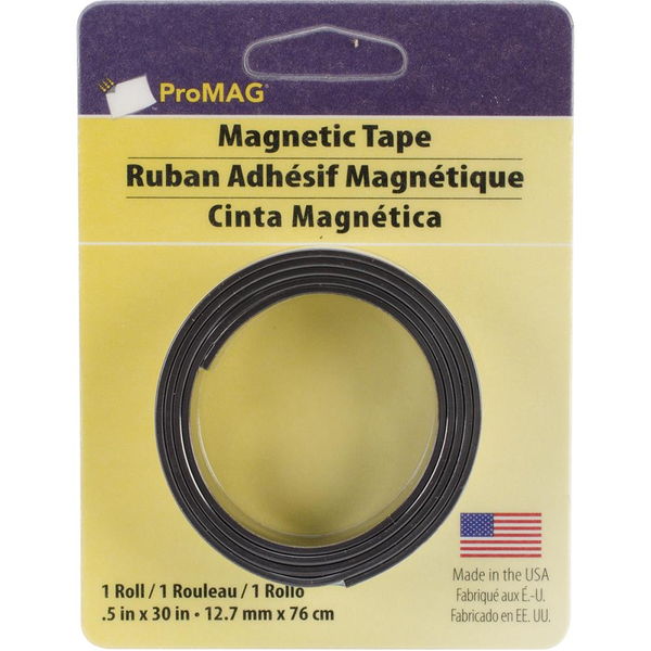 Adhesive Magnetic Tape .5"x 30"