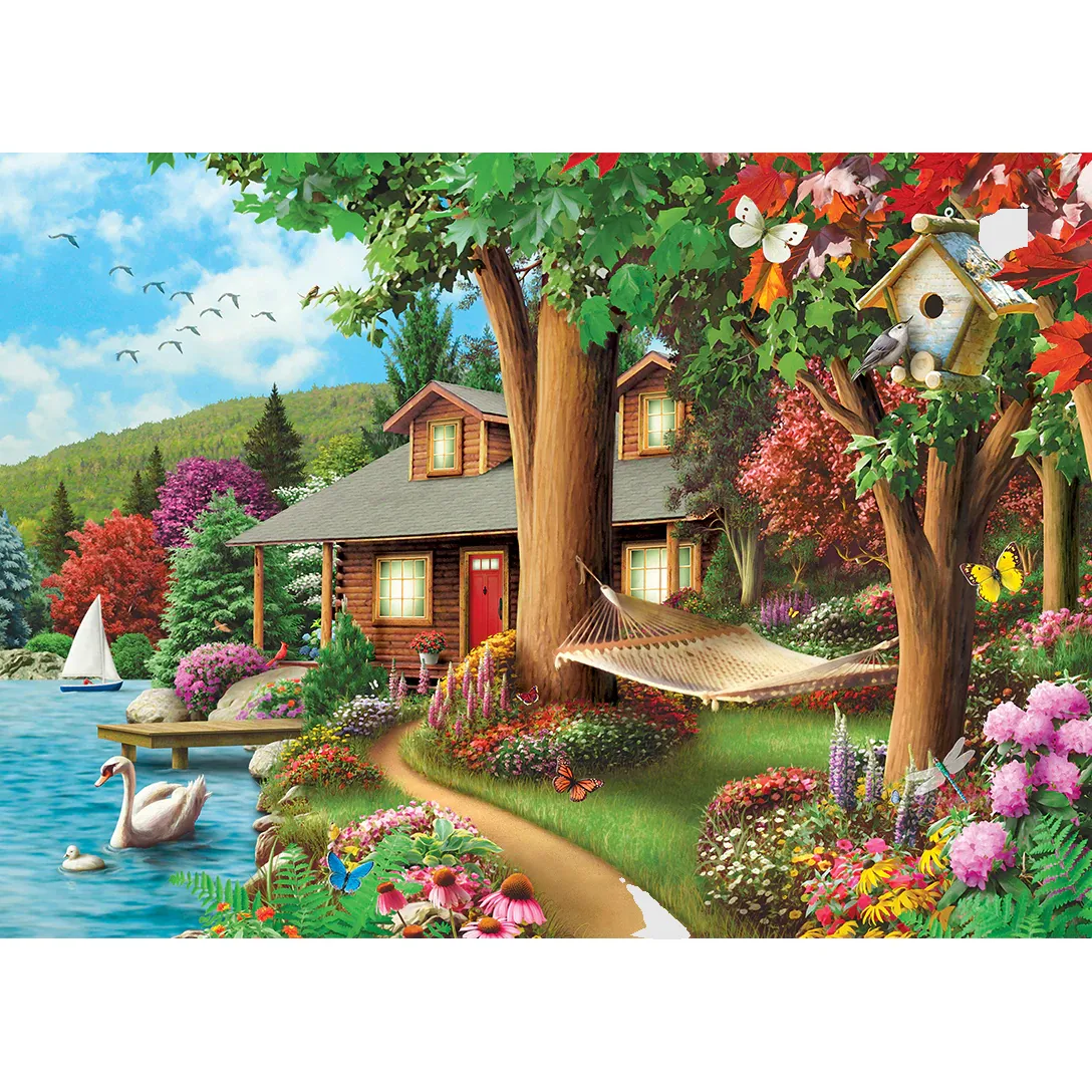 Around the Lake-1000 Piece Puzzle