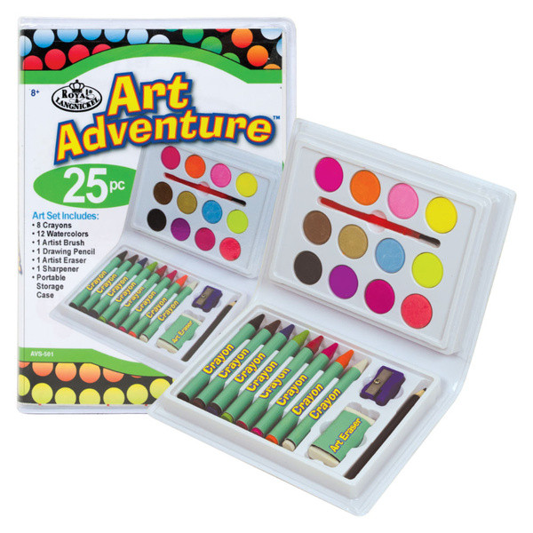 Art Adventure Crayon Set 25 Pieces