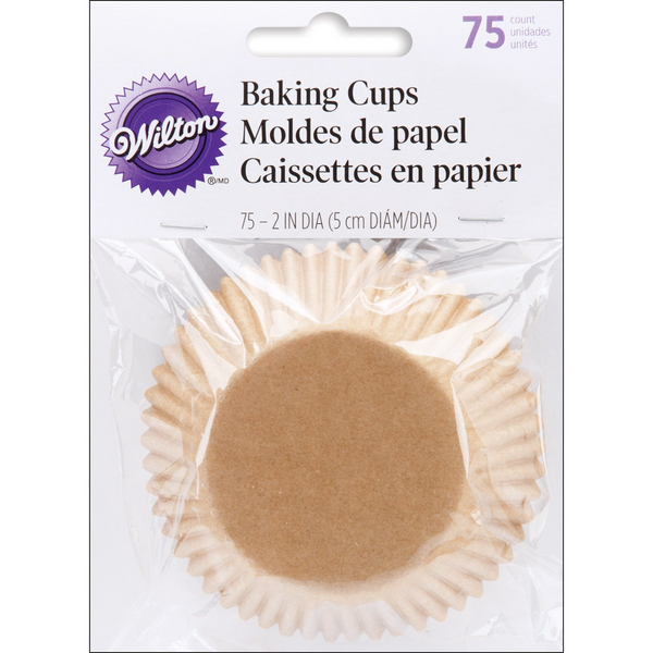 Paper Baking Cups Unbleached