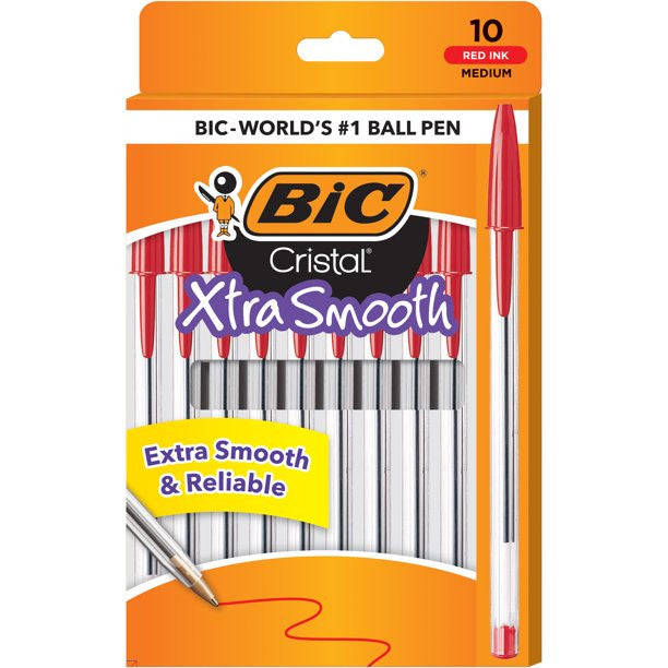 Bic Crystal Xtra Smooth Ball Pens