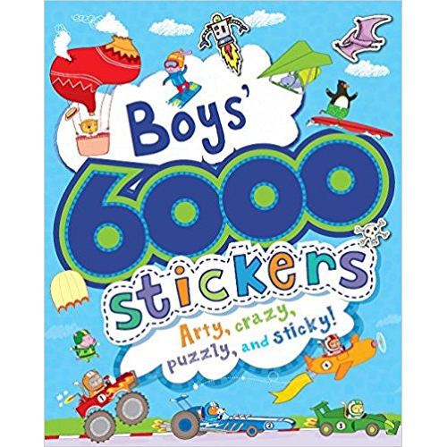 Large 6000 Boys Sticker Book