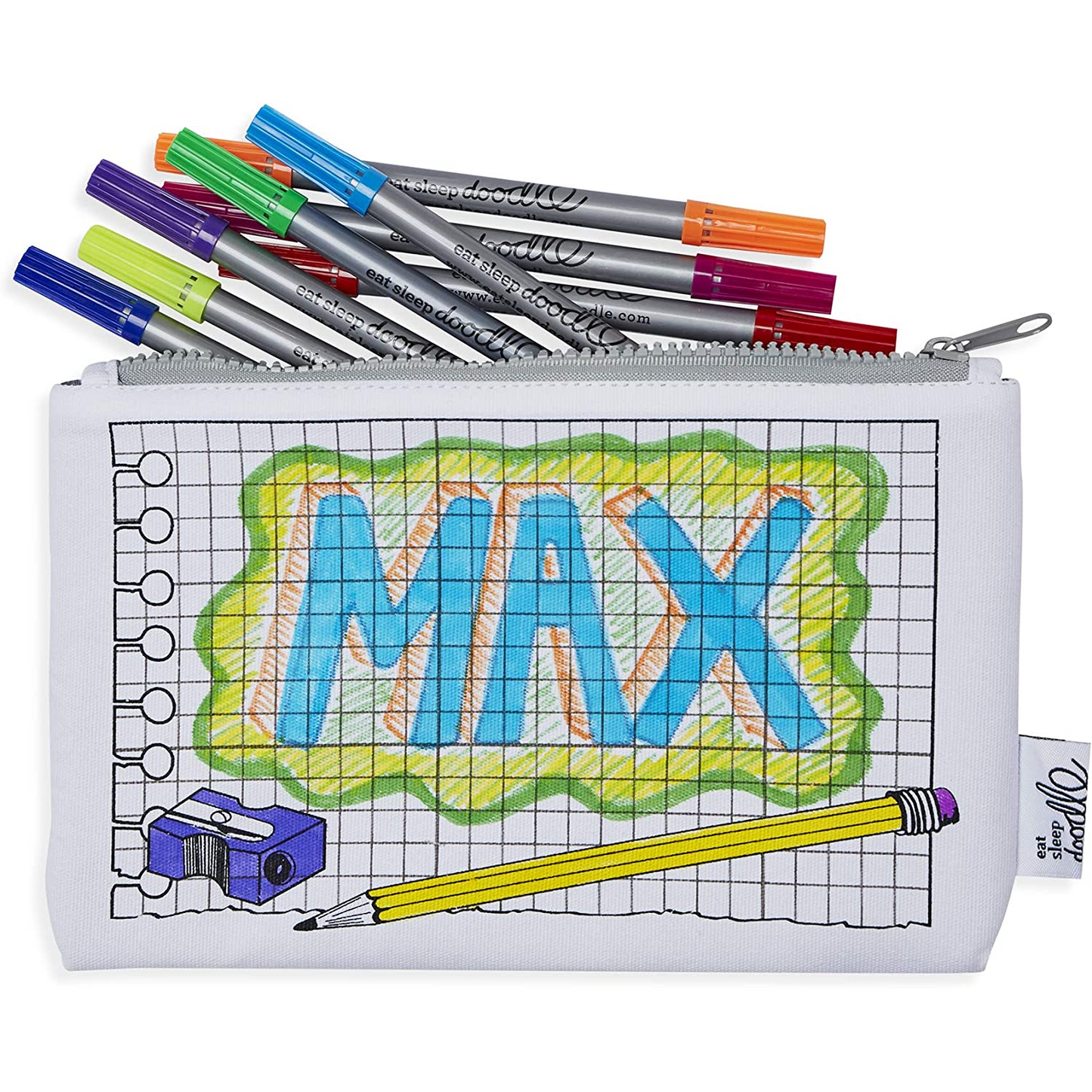 Color Your Own Canvas Pencil Pouch