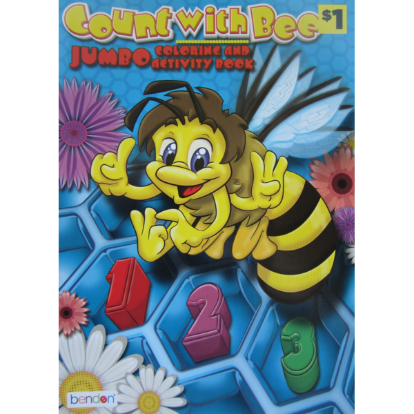 Count With Bee Coloring and Activity Book