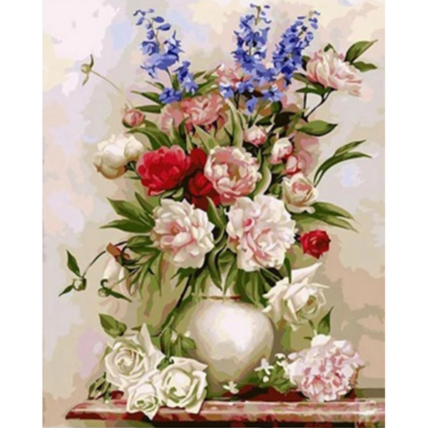 Diamond Painting Flower Vase