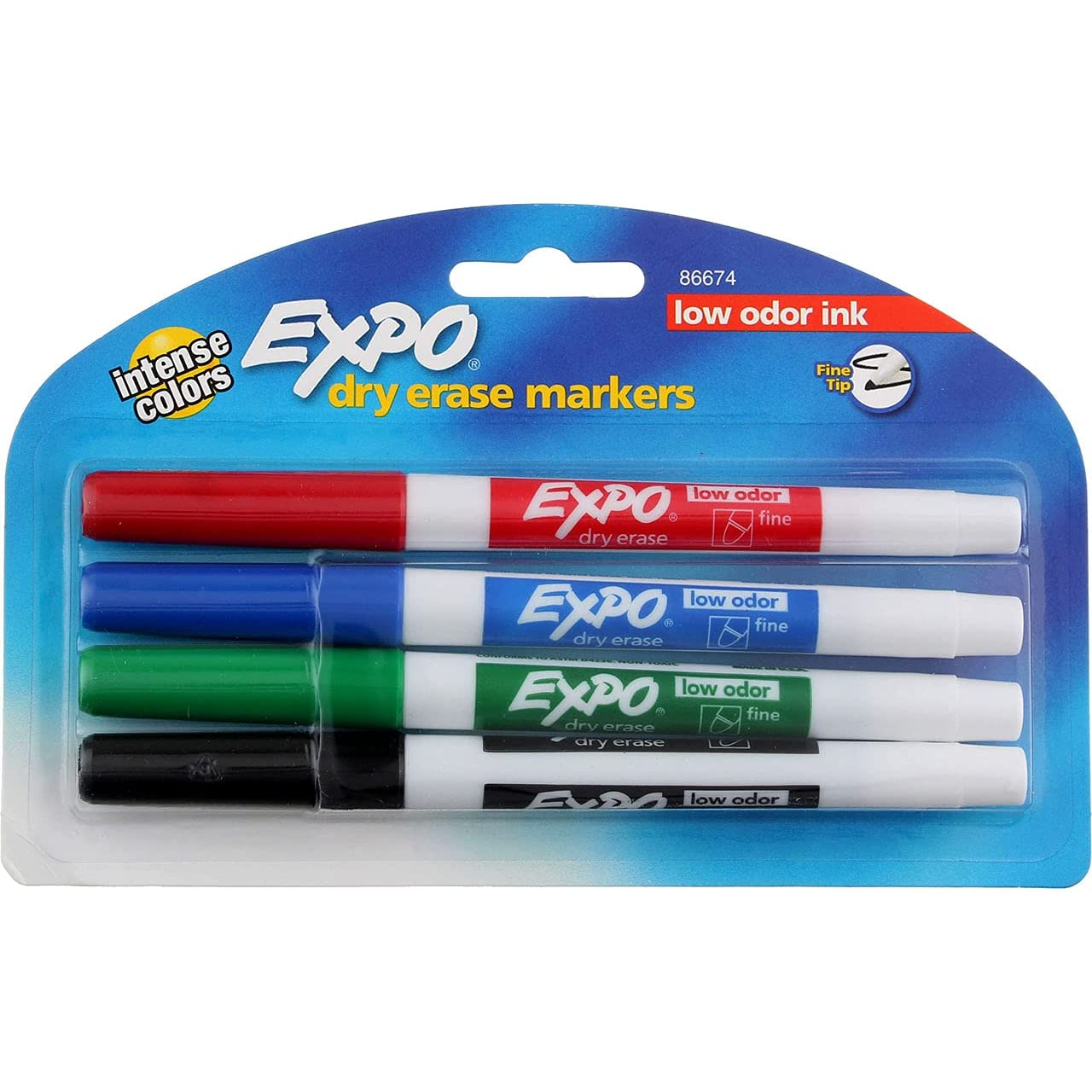 Expo Low Odor 4 Count Assorted Colors