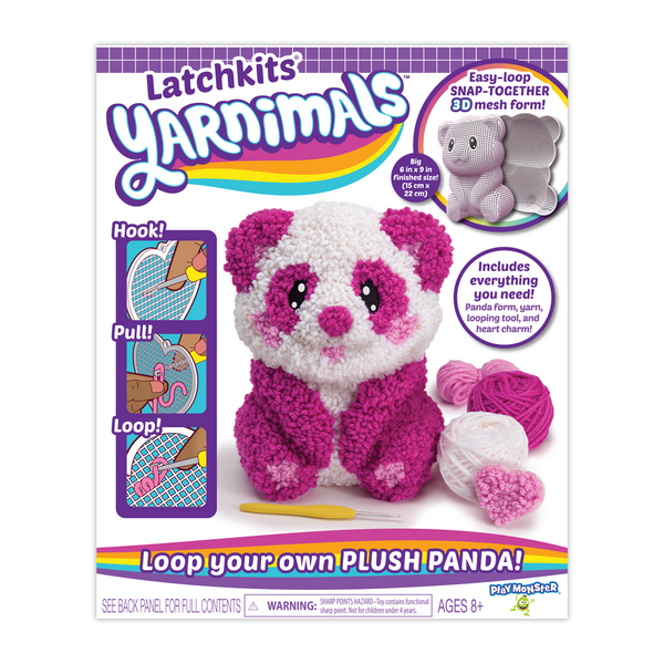 LatchKits Yarnimals Panda Craft N Color
