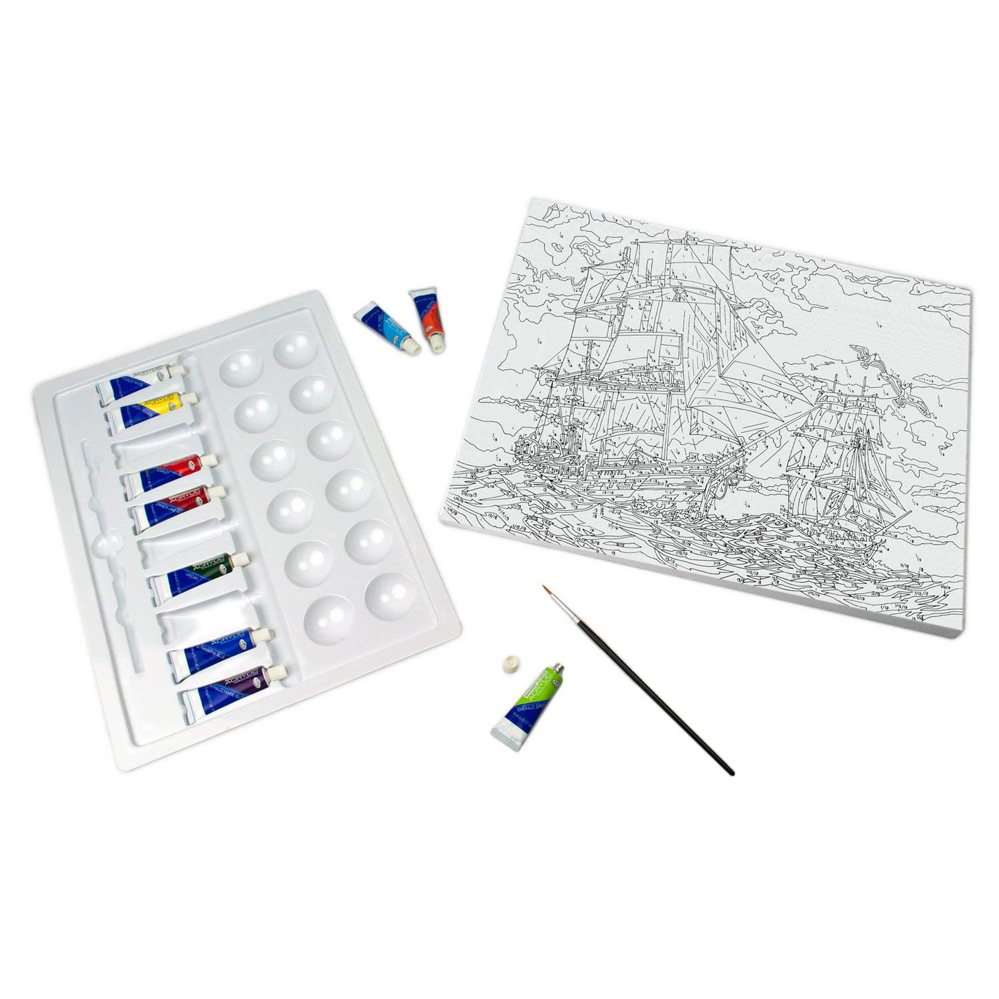 Paint By Number Sailing Ships