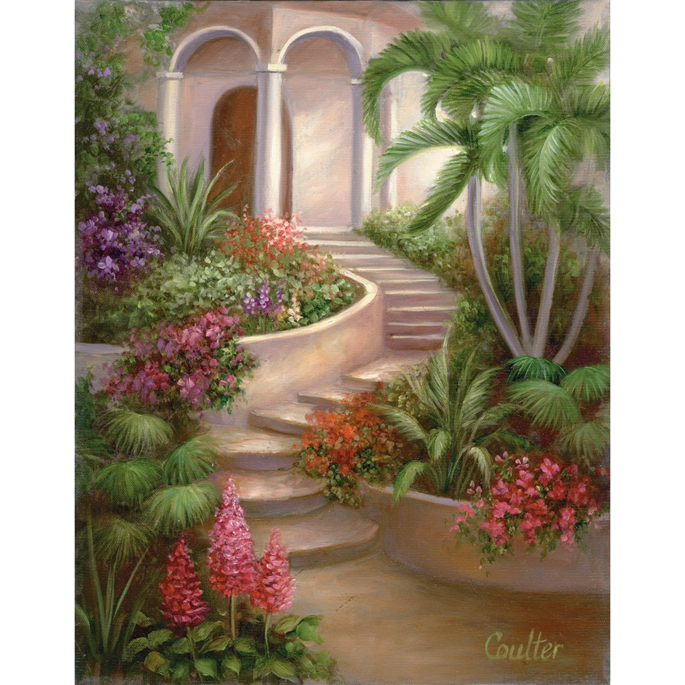 Paint Your Own Masterpiece 11 x 14 Tropical Garden