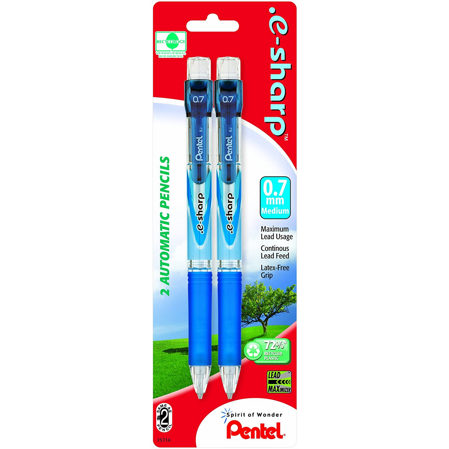 E Sharp Mechanical Pencils 2 Pack