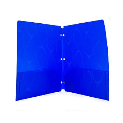 Poly 2 Pocket Folder Elliptical