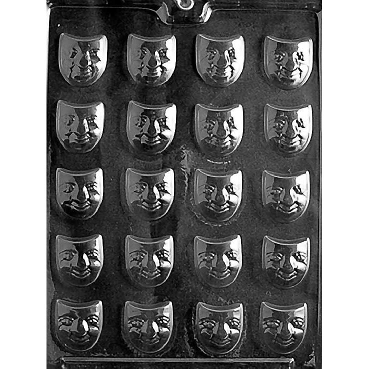 Purim Small Happy Face Mold