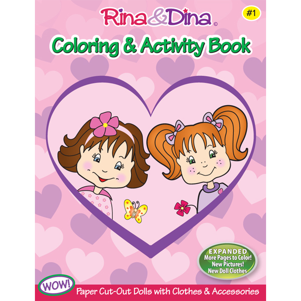 Rina & Dina Coloring Books