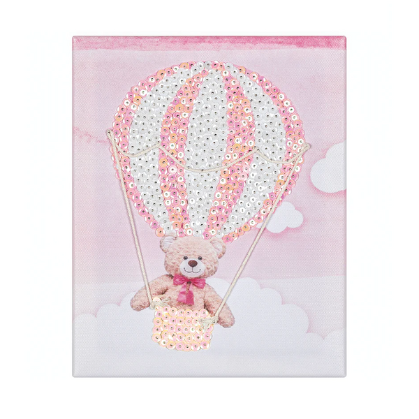 Sequin Art Hot Air Balloon Kit
