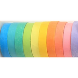 10 Rolls Rainbow Color Paper Tape Set