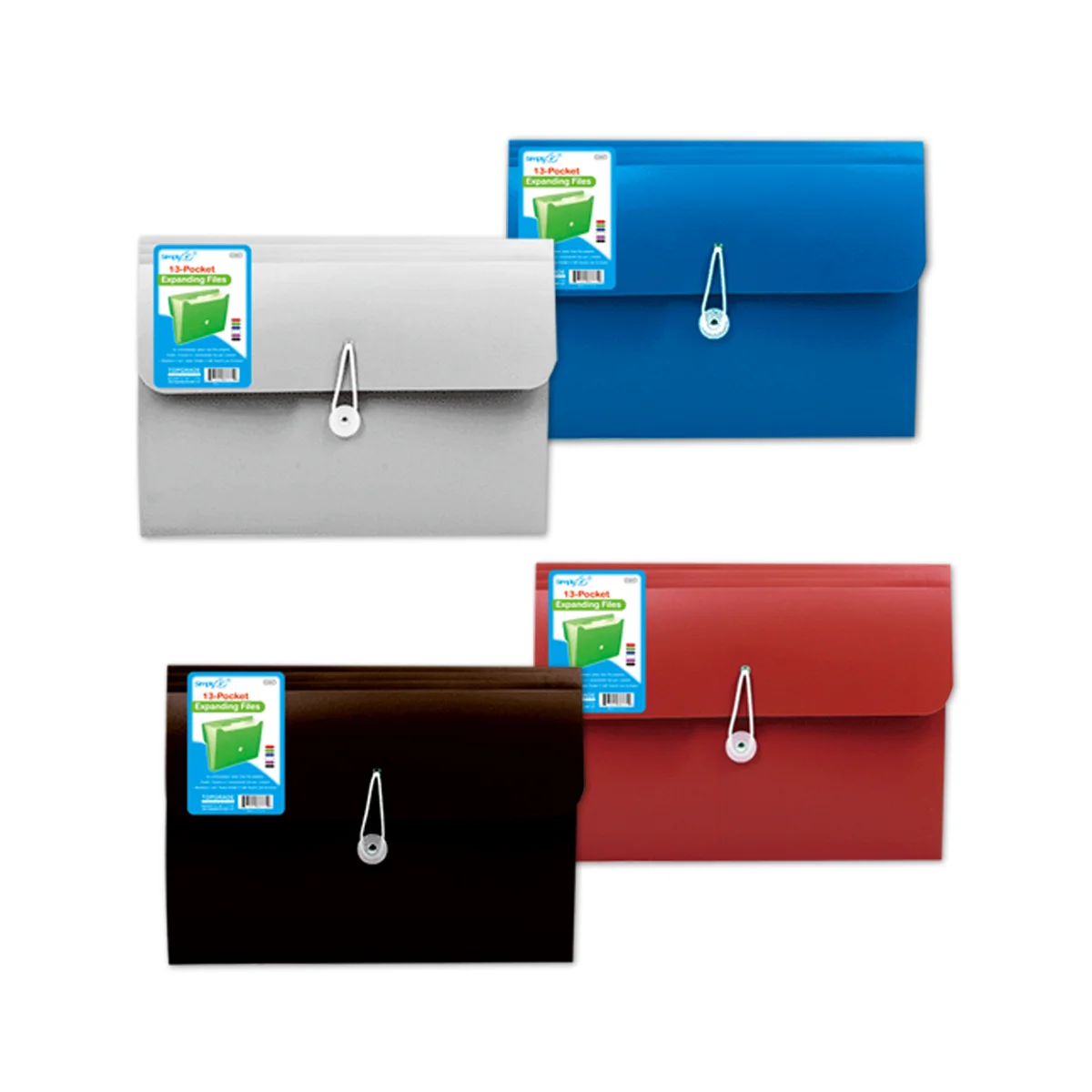 13 Pocket Letter Size Expanding File Folder