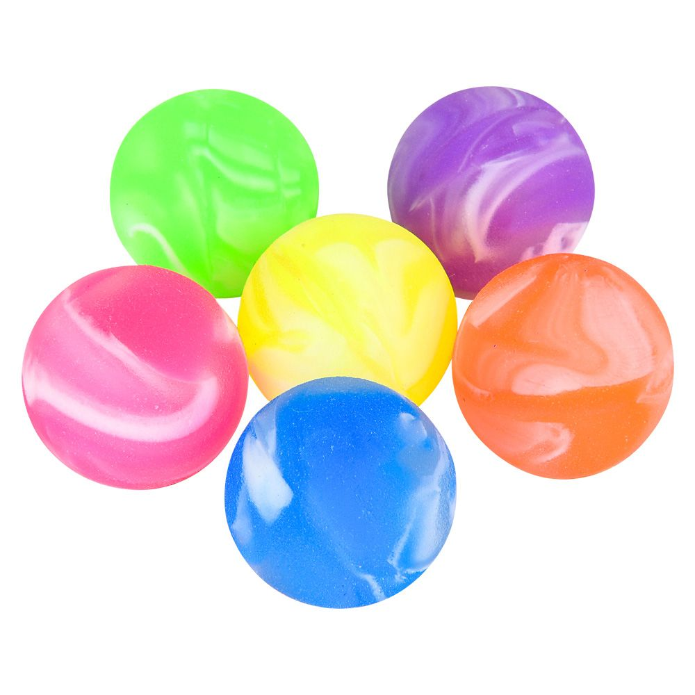 1" Marble Hi Bounce Ball (27mm)-144 Pieces