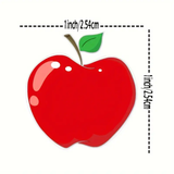 1" Apple Stickers 4 Sheets/Pack