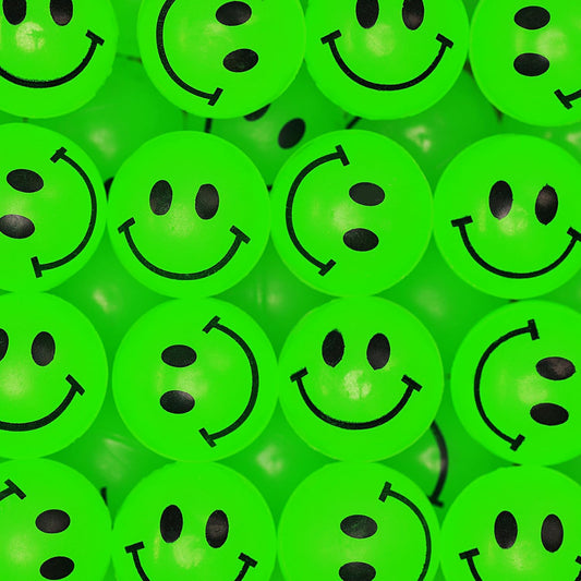 1" Glow In Dark Smile Face Ball (27mm)