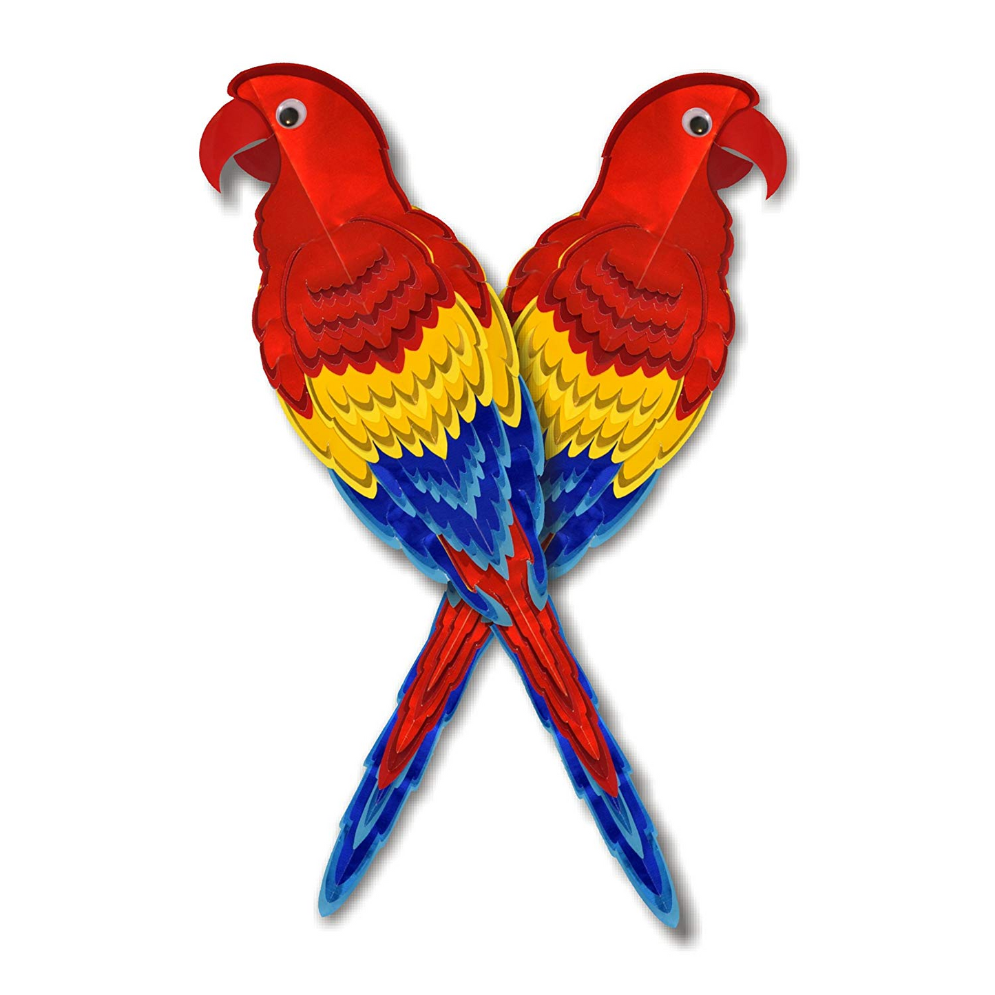 2 Colorful Parrots Craft Projects