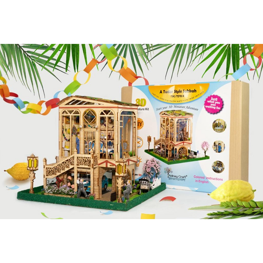 3D Miniature Kit A Tuder Style Sukkah