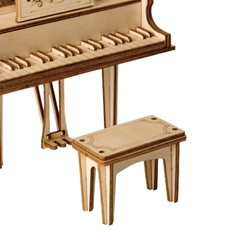 3D Wooden Puzzle Grand Piano