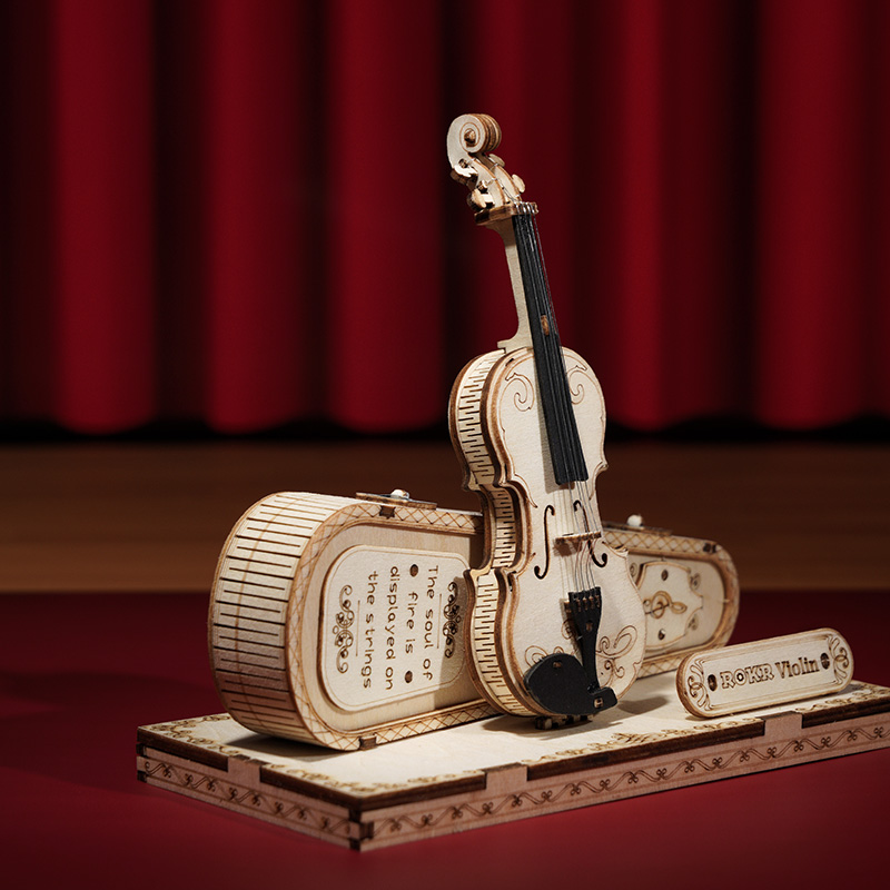 3D Wooden Puzzle Violin Capriccio