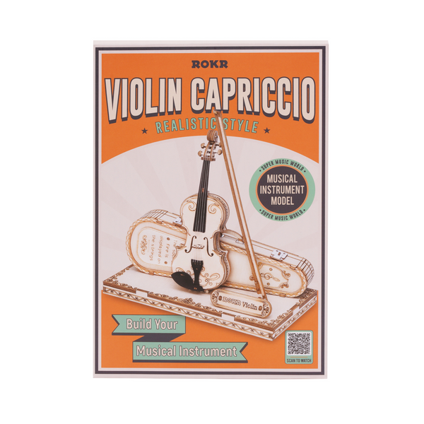 3D Wooden Puzzle Violin Capriccio