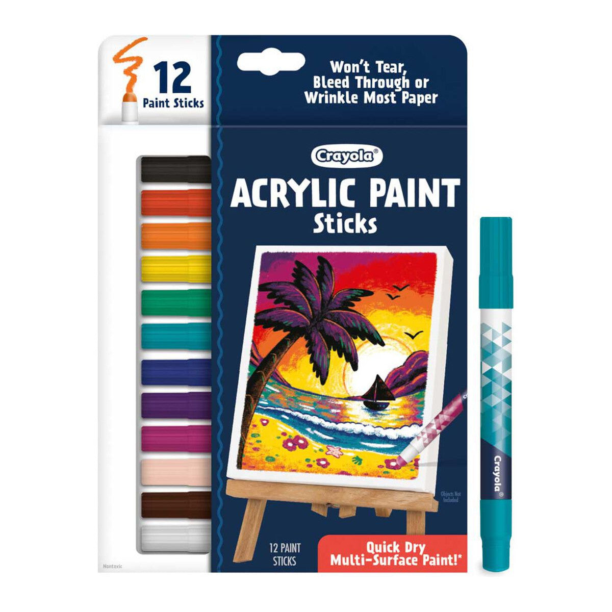 Acrylic Paint Sticks 12 Ct
