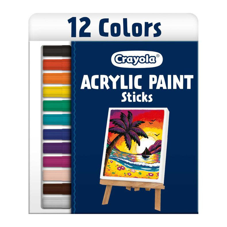 Acrylic Paint Sticks 12 Ct