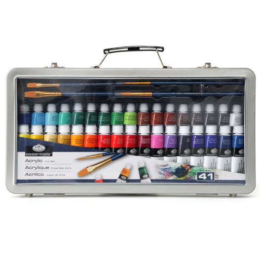 Acrylic Paint Tin Art Set - 41 Piece