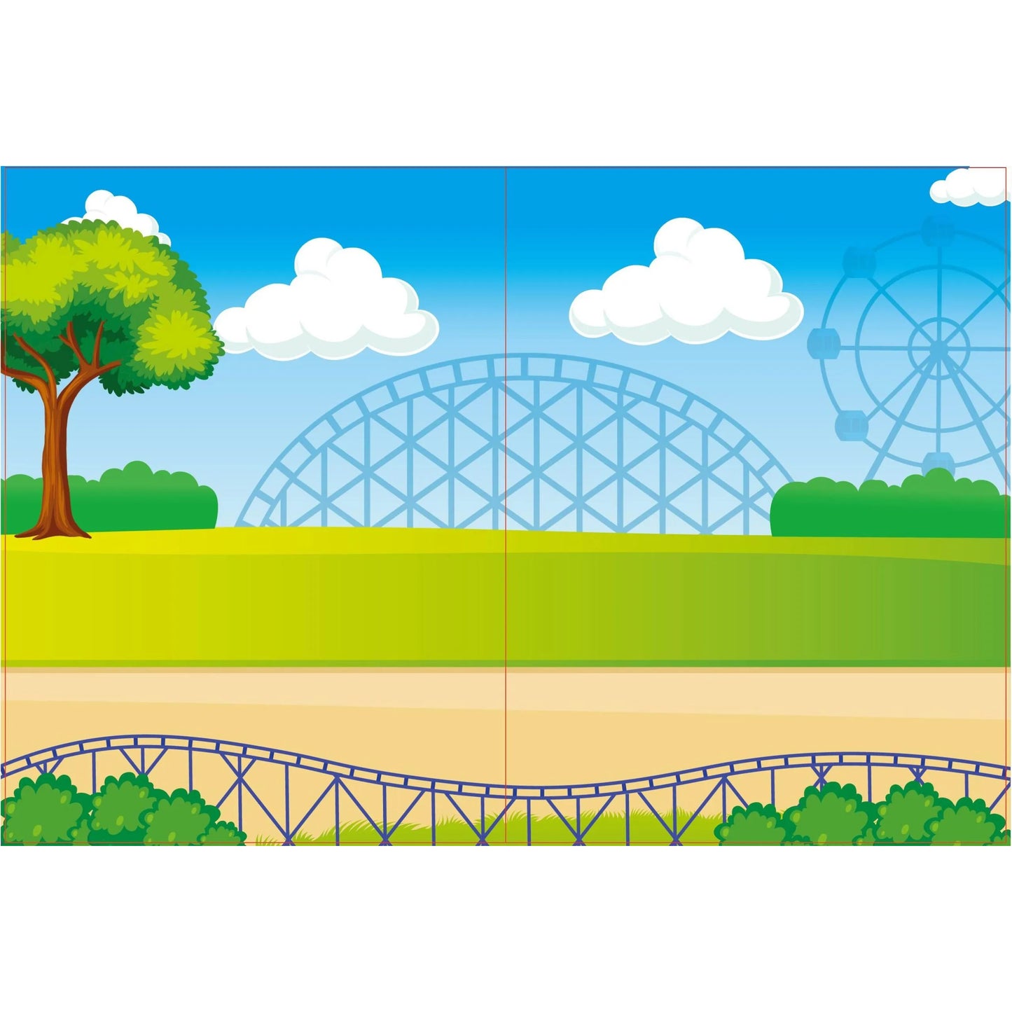 Amusement Park Sticker Kit