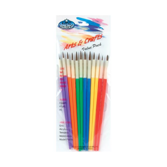 Arts & Crafts Brush Set 12/Pkg