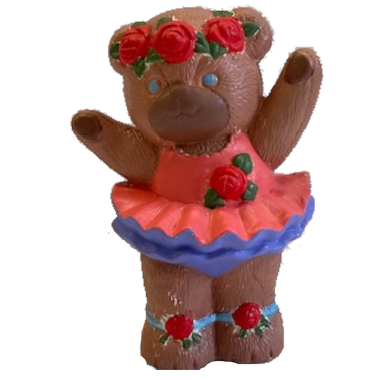 Ballerina Bear Statue Plaster Mold