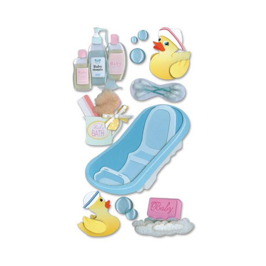 Bath Time Dimensional Stickers