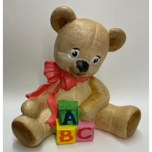 Bear With Blocks Bank Mold