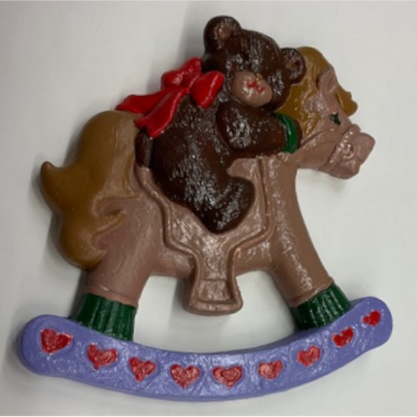 Bear on Rocking Horse Mold