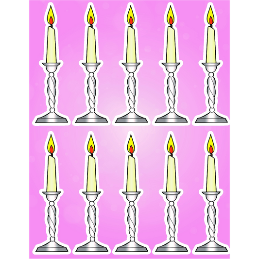 Candle Stick Stickers